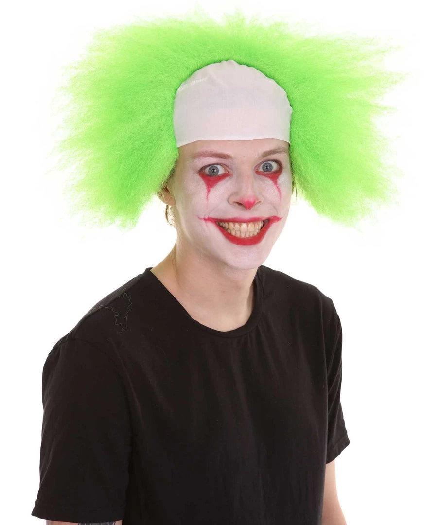 HPO Half Bald Head Men Curly Wig 22 HPO Half Bald Head Men Curly Wig