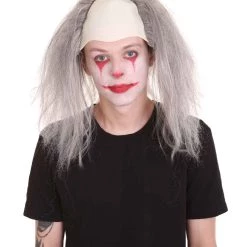 HPO Men's Half Bald Head Funny Men Wig Collections