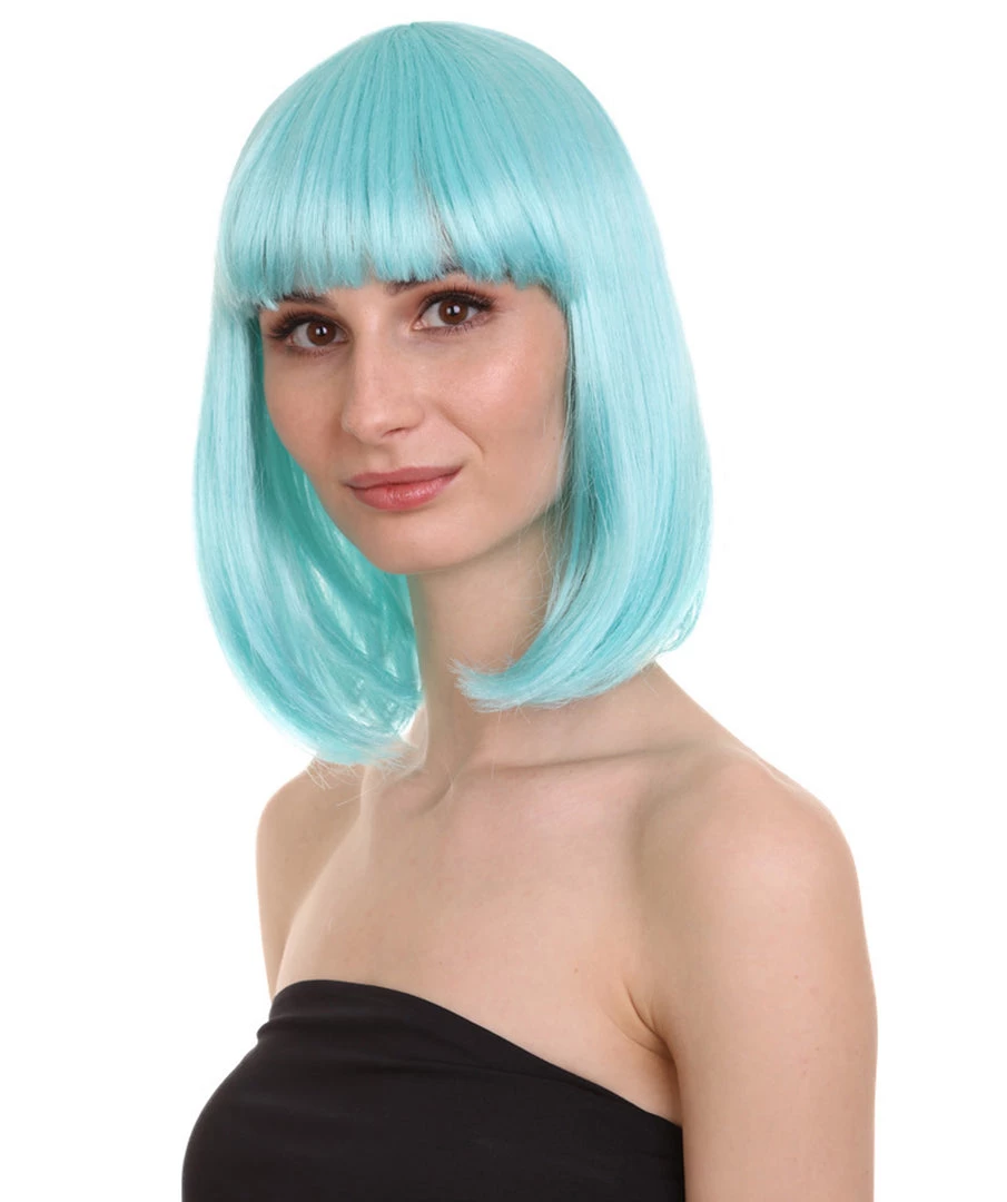 HPO Womens Bob Wig | Glamour Medium Bob Cosplay Halloween Wig | Premium Breathable Capless Cap 9 HPO Womens Bob Wig | Glamour Medium Bob Cosplay Halloween Wig | Premium Breathable Capless Cap