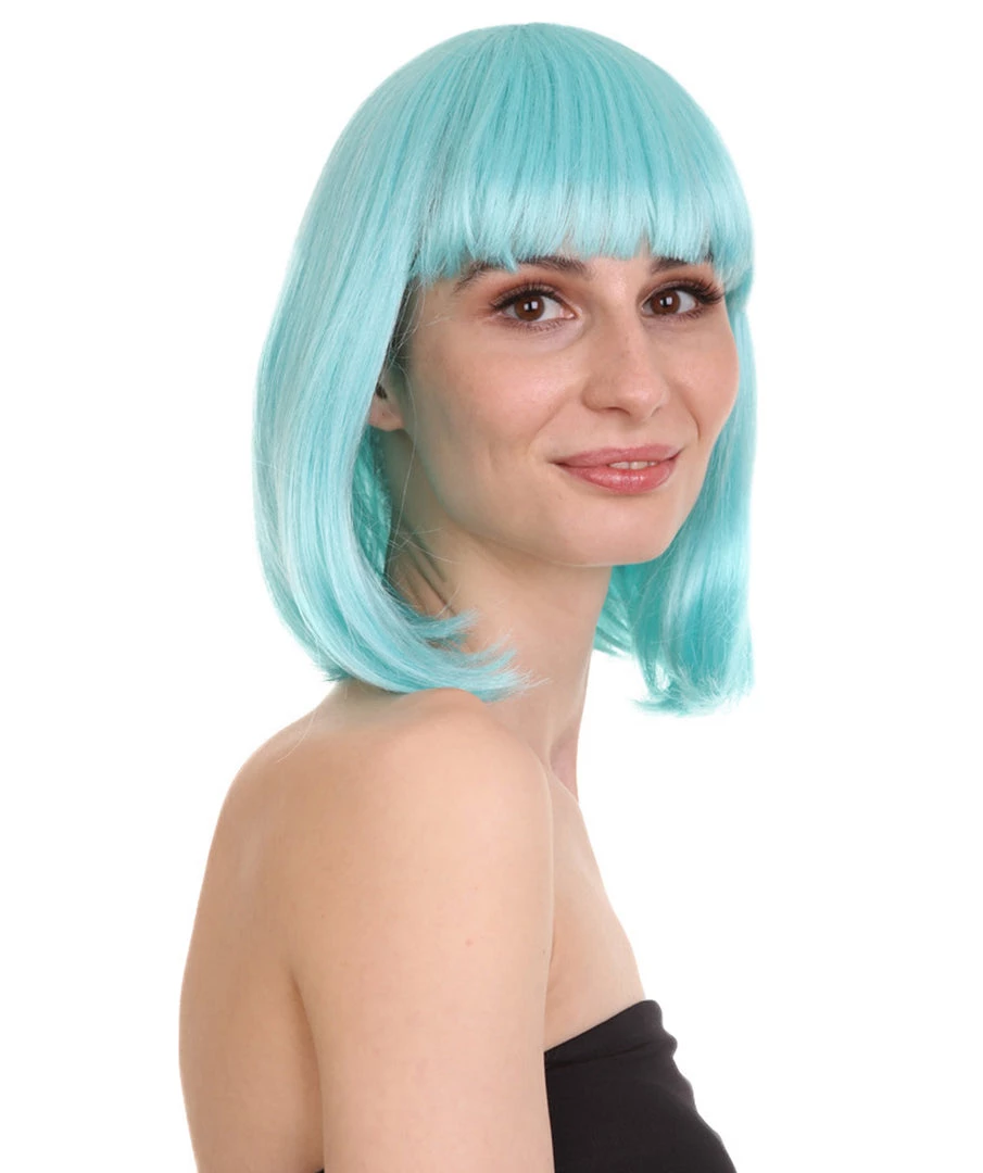 HPO Womens Bob Wig | Glamour Medium Bob Cosplay Halloween Wig | Premium Breathable Capless Cap 13 HPO Womens Bob Wig | Glamour Medium Bob Cosplay Halloween Wig | Premium Breathable Capless Cap