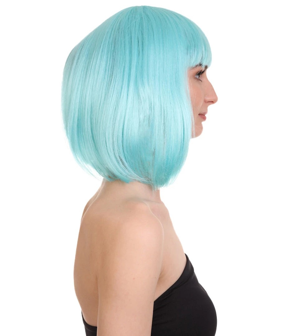 HPO Womens Bob Wig | Glamour Medium Bob Cosplay Halloween Wig | Premium Breathable Capless Cap 12 HPO Womens Bob Wig | Glamour Medium Bob Cosplay Halloween Wig | Premium Breathable Capless Cap