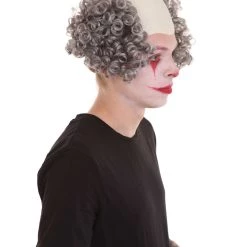 HPO Half Bald Head Curly Men Wig Collection | Premium Breathable Capless Cap Men's 46 HPO Half Bald Head Curly Men Wig Collection | Premium Breathable Capless Cap Men's