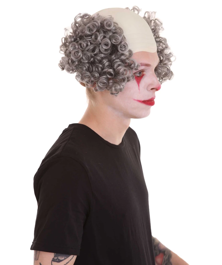 HPO Half Bald Head Curly Men Wig Collection | Premium Breathable Capless Cap Men's 22 HPO Half Bald Head Curly Men Wig Collection | Premium Breathable Capless Cap Men's