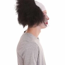 HPO Half Bald Head Men Curly Wig 51 HPO Half Bald Head Men Curly Wig
