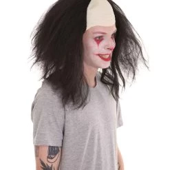 HPO Men's Half Bald Head Funny Men Wig Collections