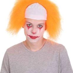 HPO Half Bald Head Men Curly Wig 69 HPO Half Bald Head Men Curly Wig