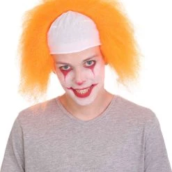 HPO Half Bald Head Men Curly Wig 70 HPO Half Bald Head Men Curly Wig