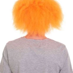 HPO Half Bald Head Men Curly Wig 72 HPO Half Bald Head Men Curly Wig