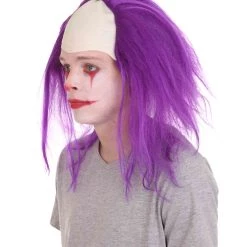 HPO Men's Half Bald Head Funny Men Wig Collections