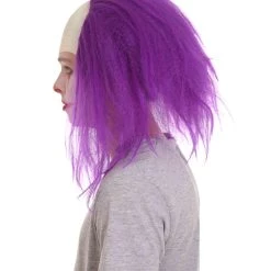 HPO Men's Half Bald Head Funny Men Wig Collections