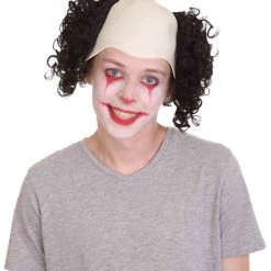 HPO Half Bald Head Curly Men Wig Collection | Premium Breathable Capless Cap Men's 33 HPO Half Bald Head Curly Men Wig Collection | Premium Breathable Capless Cap Men's