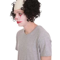 HPO Half Bald Head Curly Men Wig Collection | Premium Breathable Capless Cap Men's 34 HPO Half Bald Head Curly Men Wig Collection | Premium Breathable Capless Cap Men's