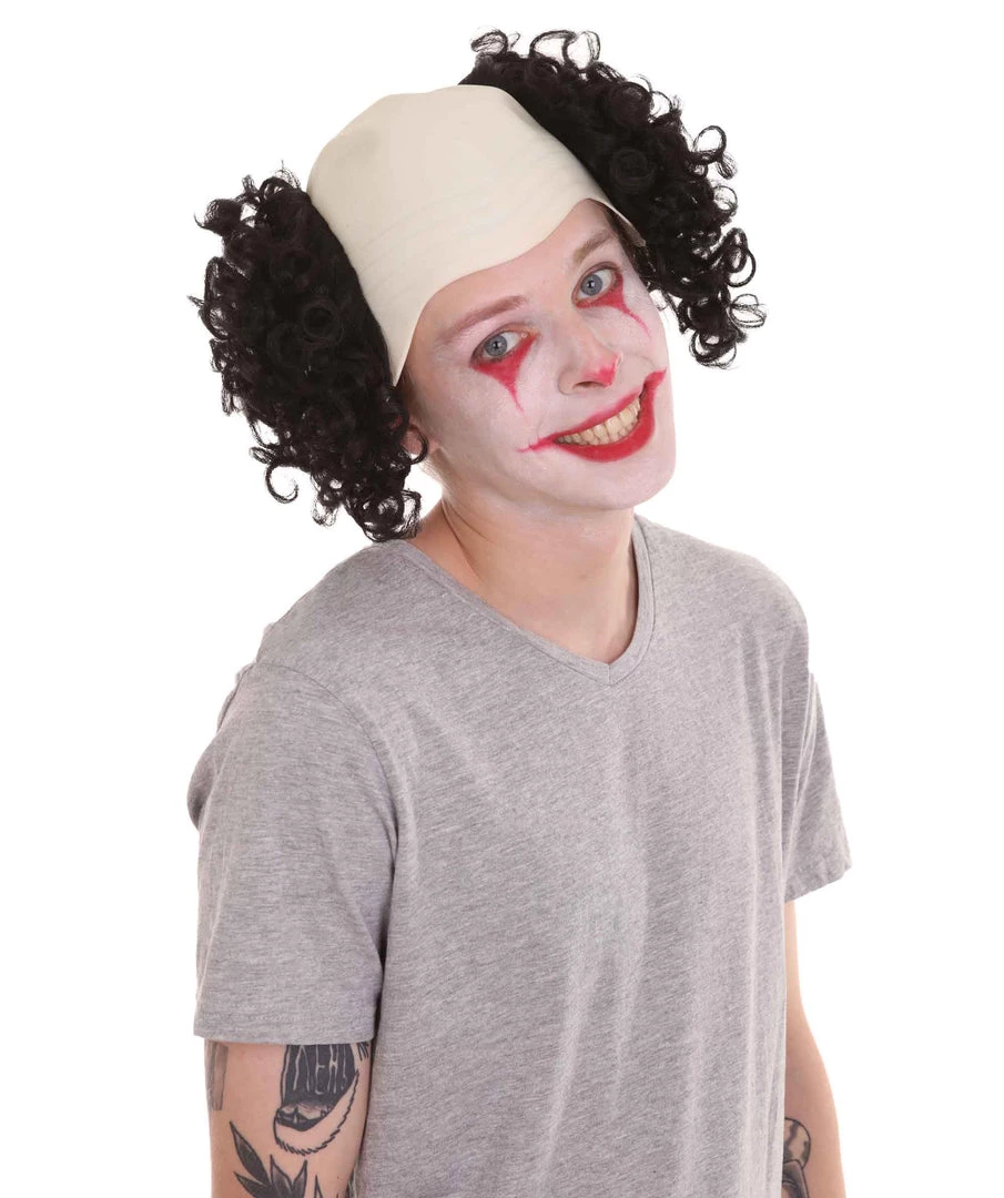 HPO Half Bald Head Curly Men Wig Collection | Premium Breathable Capless Cap Men's 14 HPO Half Bald Head Curly Men Wig Collection | Premium Breathable Capless Cap Men's