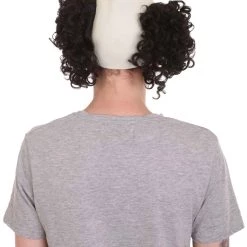 HPO Half Bald Head Curly Men Wig Collection | Premium Breathable Capless Cap Men's 36 HPO Half Bald Head Curly Men Wig Collection | Premium Breathable Capless Cap Men's