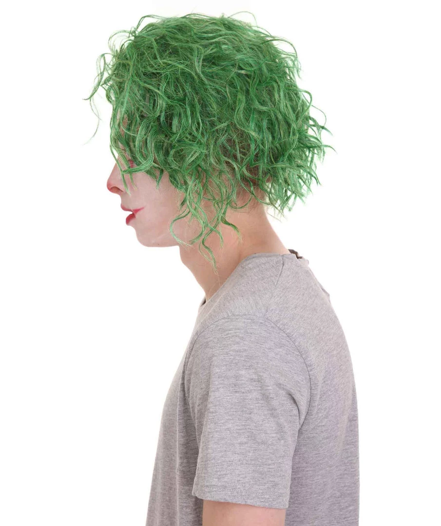 HPO Men's TV Movie Jocker Wig | Green Wigs 3 HPO Men's TV Movie Jocker Wig | Green Wigs