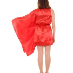 FLAGWIGS Adult Women's Flag Dress Sport Costume | Red Cosplay Costume