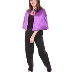 HPO Adult Women's Vampire Cape | Purple & Black Halloween Costume 10 HPO Adult Women's Vampire Cape | Purple & Black Halloween Costume