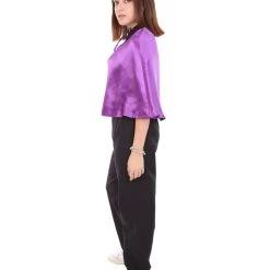 HPO Adult Women's Vampire Cape | Purple & Black Halloween Costume 11 HPO Adult Women's Vampire Cape | Purple & Black Halloween Costume