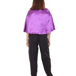 HPO Adult Women's Vampire Cape | Purple & Black Halloween Costume 12 HPO Adult Women's Vampire Cape | Purple & Black Halloween Costume