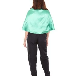 HPO Adult Women's Vampire Cape | Green & Black Horror Halloween Costume