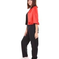 HPO Adult Women's Vampire Cape | Red & Black Halloween Costume