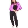HPO Adult Women's Vampire Cape Costume | Purple & Black Halloween Costume