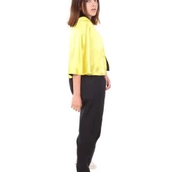 HPO Adult Women's Vampire Cape Costume | Gold & Black Halloween Costume