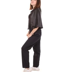 HPO Adult Women's Vampire Cape | Black Halloween Costume