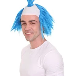 HPO Scary Twisted Clown Wig | Blue Clown Scary Wigs 11 HPO Scary Twisted Clown Wig | Blue Clown Scary Wigs