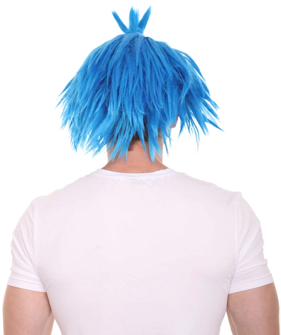 HPO Scary Twisted Clown Wig | Blue Clown Scary Wigs 5 HPO Scary Twisted Clown Wig | Blue Clown Scary Wigs