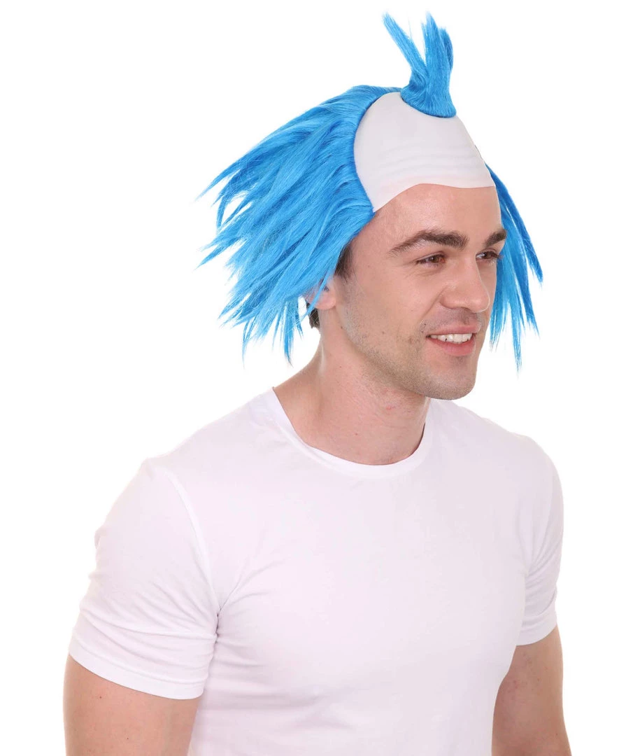 HPO Scary Twisted Clown Wig | Blue Clown Scary Wigs 7 HPO Scary Twisted Clown Wig | Blue Clown Scary Wigs