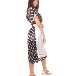 HPO Adult Women's Polka Dot Costume | Black Halloween Cosplay Costume