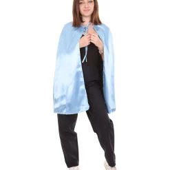 HPO Adult Women's Reversible Vampire Cape Costume | Multiple Color Option Halloween Costume