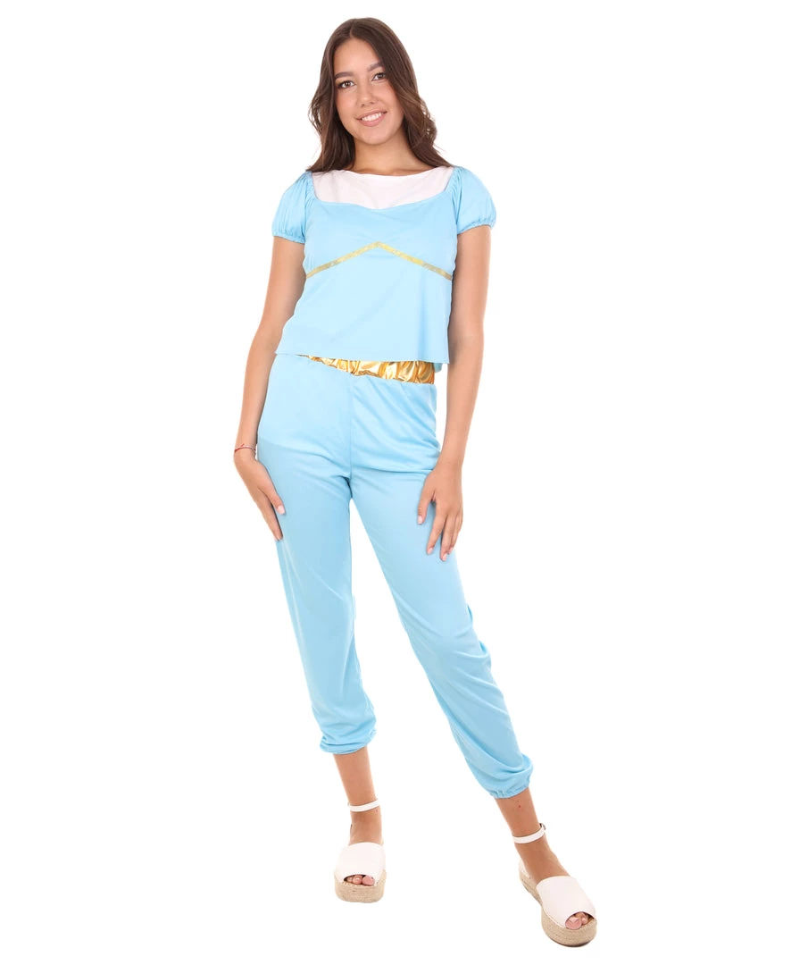 HPO Adult Women's Princess Costume | Sky Blue Cosplay Costume 1 HPO Adult Women's Princess Costume | Sky Blue Cosplay Costume