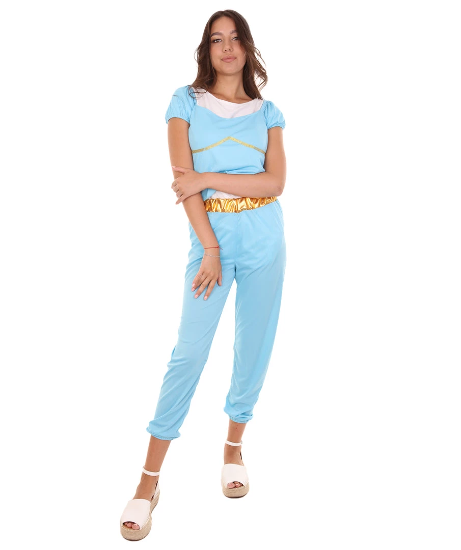 HPO Adult Women's Princess Costume | Sky Blue Cosplay Costume 3 HPO Adult Women's Princess Costume | Sky Blue Cosplay Costume