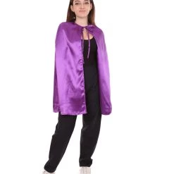 HPO Adult Women's Reversible Vampire Cape Costume | Multiple Color Option Halloween Costume
