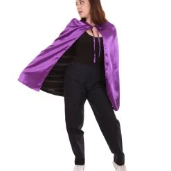 HPO Adult Women's Reversible Vampire Cape Costume | Multiple Color Option Halloween Costume