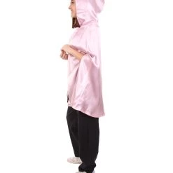 HPO Adult Women's Reversible Hooded Short Cape Costume | Multiple Color Option Halloween Costume