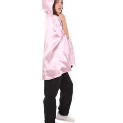 HPO Adult Women's Reversible Hooded Short Cape Costume | Multiple Color Option Halloween Costume