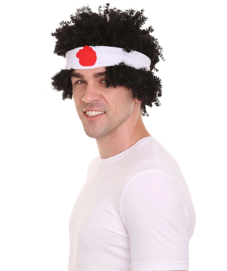 HPO Mens Movie Wig | Pop Star Wig | Premium Breathable Capless Cap 1 HPO Mens Movie Wig | Pop Star Wig | Premium Breathable Capless Cap