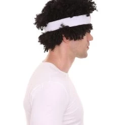 HPO Mens Movie Wig | Pop Star Wig | Premium Breathable Capless Cap 13 HPO Mens Movie Wig | Pop Star Wig | Premium Breathable Capless Cap