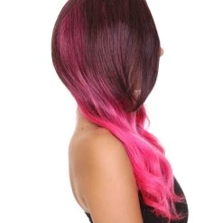 HPO Galaxy Womens Wig | Multi-color Cosplay Wig | Premium Breathable Capless Cap Men's