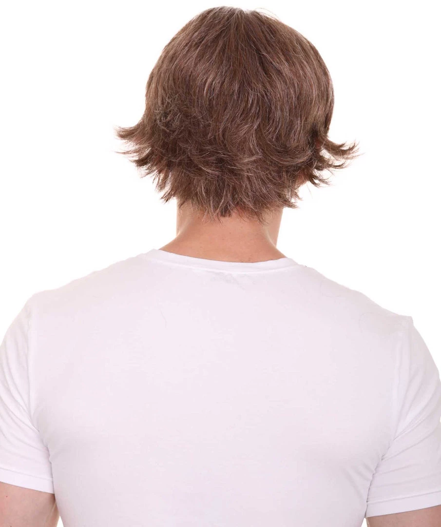 HPO Men's Stars Movie Mens Brown Wig | TV/Movie Wigs | Premium Breathable Capless Cap 5 HPO Men's Stars Movie Mens Brown Wig | TV/Movie Wigs | Premium Breathable Capless Cap