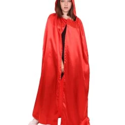HPO Adult Women's Hooded Cape Costume | Multiple Color Options Cosplay Costume