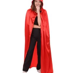 HPO Adult Women's Hooded Cape Costume | Multiple Color Options Cosplay Costume