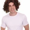 HPO Singer Mens Brown Wig Eurovision Song Contest 2018 | Celebrity Wigs | Premium Breathable Capless Cap