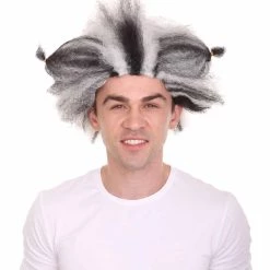 HPO Musical Mens Wig | CATS Cosplay Two-toned Wig | Premium Breathable Capless Cap
