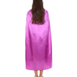 HPO Adult Women's Costume For Cosplay Game Of Thrones Dragon Queen Purple Dress With Cloak