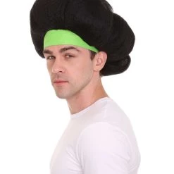 HPO Hot Dog Men's Wig | Black TV/Movie Wigs | Premium Breathable Capless Cap 11 HPO Hot Dog Men's Wig | Black TV/Movie Wigs | Premium Breathable Capless Cap