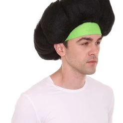 HPO Hot Dog Men's Wig | Black TV/Movie Wigs | Premium Breathable Capless Cap 14 HPO Hot Dog Men's Wig | Black TV/Movie Wigs | Premium Breathable Capless Cap